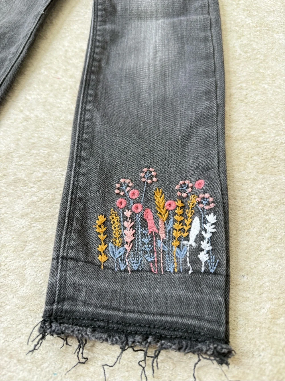 Old Navy Embroidered Jeans